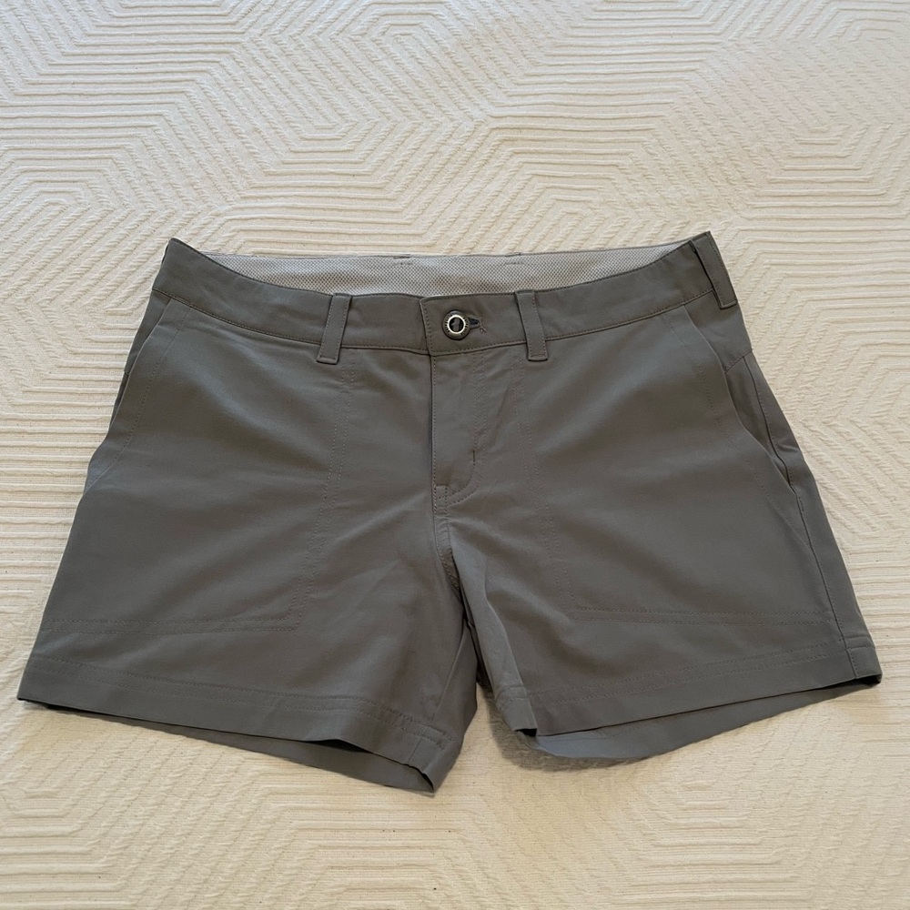 Patagonia Women’s Happy Hike Shorts, Size 0, Gray, 3” inseam - like new!